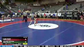 4A 120 lbs Cons. Round 3 - Luke Faust, Subiaco Academy vs Braden McLean, Shiloh Christian