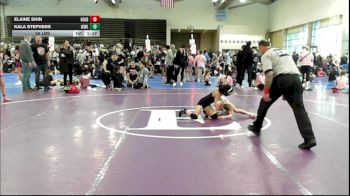 65 lbs Rr Rnd 2 - Elaine Shin, All I See Is Gold Academy - Girls vs Kala Stephens, ICWL Lady Bruisers