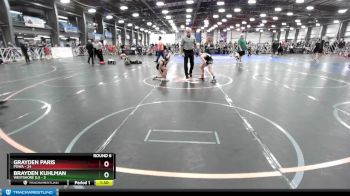 68 lbs Rd# 9- 2:15pm Saturday Final Pool - Grayden Paris, POWA vs Brayden Kuhlman, Westshore D.S