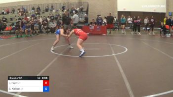 53 kg Round Of 32 - Lana Hunt, Team Montana vs Savannah Kiddoo, Team California