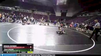 63 lbs Round 2 (10 Team) - Jace Hauan, Bear Cave Wrestling Club vs Brison Romero, Colorado Regulators Wrestling Club