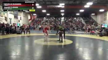 220 lbs Quarterfinal - Davari Fladger, Slam! Nevada vs Nicholas Ruggiero, Liberty