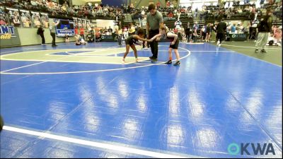 55 lbs Rr Rnd 1 - Avaline Shouse, Morrison Takedown Club vs Nova Wright, D3 Wrestling Cluib