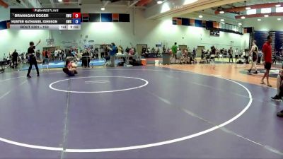 150 lbs Cons. Round 4 - Hunter Nathaniel Johnson, Grizzly Wrestling Club vs Branagan Egger, Reel Wrestling Club