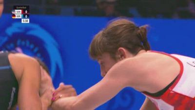 55 kg 1/4 Final - Everest Shea Leydecker, United States vs Anastasia Blayvas, Germany