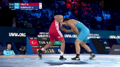 67 kg Final 3-5 - Murat Firat, Turkey vs Almat Kebispayev, Kazakhstan