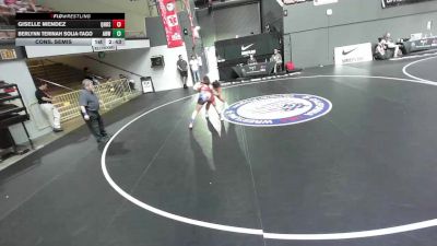 Cons. Semis - Giselle Mendez, Quartz Hill High School Wrestling vs Berlynn TeRinah Solia-Tago, Animal House Wrestling