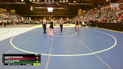 5A-157 lbs Champ. Round 1 - Easton Boone, Valley Center vs Justice Rockhold, Lansing