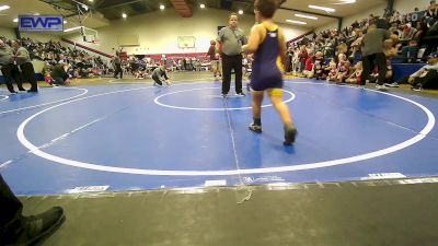 Quarterfinal - Easton Rowe, Ponca City Wildcat Wrestling vs Bryson Goff, Team Tulsa Wrestling Club