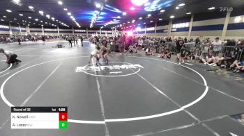 109 lbs Round Of 32 - Kooper Nowell, Canyon View HS vs Andres 'Rambo' Lopez, Wlv Jr Wrestling