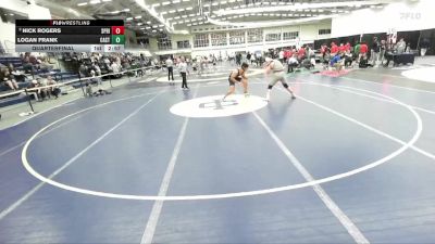 197 lbs Quarterfinal - Logan Frank, Castleton vs Nick Rogers, Springfield