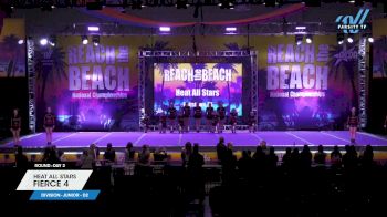 Heat All Stars - Fierce 4 [2024 L4 Junior - D2 Day 2] 2024 ACDA Reach the Beach Cheer Grand Nationals