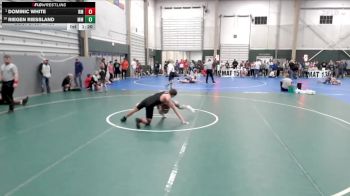 150 lbs Champ. Round 1 - Dominic White, Roosevelt Mustangs vs Riegen Riessland, Mighty Minions