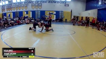 182 lbs Semis & Wb (16 Team) - Kyle Grey, Alpha Dogz Gold vs Ryder Wilder, Camden Gold