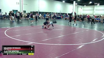 106 lbs Semis & Wb (16 Team) - Clayton Newton, Camden Outsiders The Greasers vs Solomon Peterson, Spec Ops