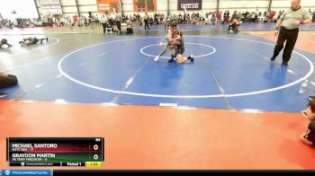 84 lbs Rd# 7- 10:45am Saturday Final Pool - Michael Santoro, M2TC Red vs Graydon Martin, VA Team Predator