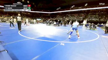 132 Class 1 lbs Cons. Semi - Ryder Techau, Brookfield vs Ty White, Lone Jack