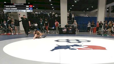 65 kg Cons. Sub-rd Of 16 - Jack Silfies, Young Guns Wrestling Club vs Isaac Conner, Oregon Boys Wrestling National Team