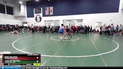 132 lbs Champ. Round 1 - Don Nguyen, Valencia (Placentia) vs Loscar Riestra, Corona Del Mar