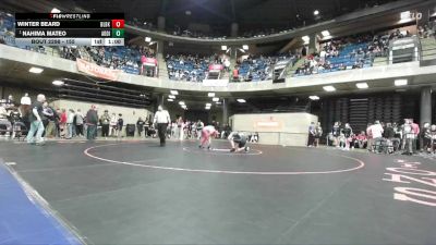 155 lbs Champ. Round 2 - Nahima Mateo, Unattached vs Winter Beard, Unattached