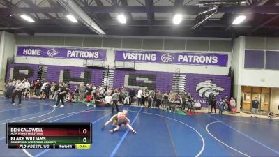 75 lbs Semifinal - Blake Williams, Sanderson Wrestling Academy vs Ben Caldwell, Alta Wings Wrestling