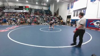 115 lbs Semifinal - Kyonna Gustafson, Hulett vs Lucy Ticknor, Glenrock
