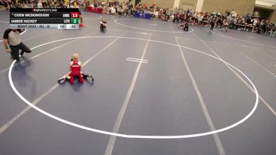 8U - D Champ. Round 1 - Braylee Botler, New Prague Wrestling vs Jonah McGuire, Stillwater Area Wrestling