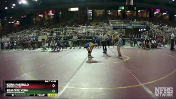 100 lbs Semifinal - Kealonie Vega, Osceola (Kissimmee) vs Kiera Partello, Barron Collier