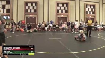 91 lbs Finals (8 Team) - Christian Ramirez, Shore Thing vs EJ Vass, Steel Valley Black