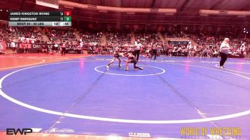 58 lbs Consi Of 16 #2 - James Kingston Irvine, Team Aggression vs Kemp Enriquez, Takedown Elite