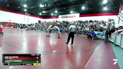 285 lbs Champ. Round 1 - Jon Silvestri, Yorba Linda vs Andrew Romero, El Toro