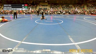 80 lbs Round Of 64 - Reece Fish, Well Trained vs Keir Devlin, Pride WC