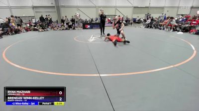 150 lbs Round 1 (16 Team) - Ryan Mazhari, Virginia Red vs Brendan Winn-Kelley, North Dakota