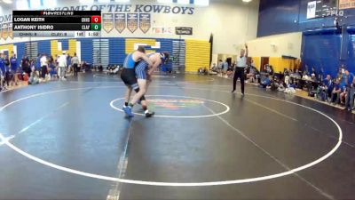 190 lbs Semifinals (8 Team) - Anthony Isidro, Clay vs Logan Keith, Charlotte Hs