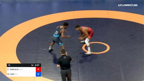 79 lbs Final - Zahid Valencia, Sunkist Kids Wrestling Club vs Mark Hall, Nittany Lion Wrestling Club