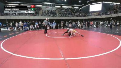 130 lbs Semifinal - Colton Wirtz, Warwick vs Canaan Cornish, Salisbury