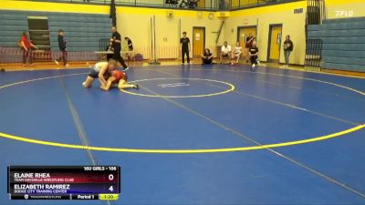 143 lbs Round 5 - Gray Joyce, Wichita Training Center vs Lily Perkins, Bullpup Wrestling