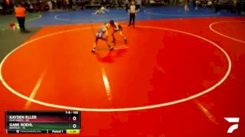 105 lbs 3rd Place Match - Kayden Eller, Flat Earth vs Gabe Roehl, Buffalo