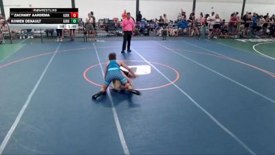 144-146 lbs Champ. Round 1 - Zachary Aardema, Fruitport vs Komen Denault, Mendota High School