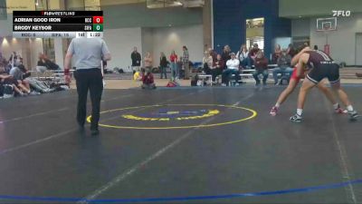 165 lbs Brody Keysor, Sidney / Fairview vs Adrian Good Iron, Rapid City Cobblers