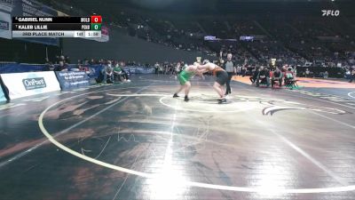 4A Boys 285 lbs 3rd Place Match - Kaleb Lillie, Pendleton Boys vs Gabriel Nunn, Molalla Boys