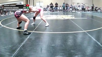 116 lbs Quarterfinal - Maggie Cornish, Reign WC vs Kherington Mendes, Warriors WC