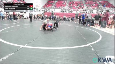 100 lbs Rr Rnd 5 - Jackson Dawley, Chandler Takedown Club vs Jace Henson, Team Nomad
