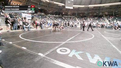 195 lbs Quarterfinal - Dreshon Wilson, Pittbull Youth Wrestling vs Josiah Faulkner, Lincoln Christian