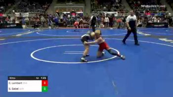 80 lbs Quarterfinal - Chase Lambert, Steel Valley Renegades vs Stetson Gabel, Bear Cave