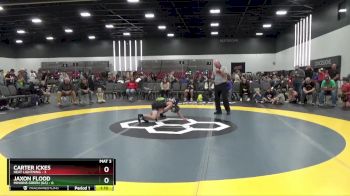 75 lbs Placement Matches (8 Team) - Carter Ickes, Heat Lightning vs Jaxon Flood, Minions Green (GA)