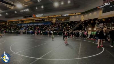 105 lbs Champ. Round 1 - Lainie Galvan, Basehor-Linwood HS vs Emily Troster, Albert Lea