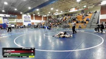 113 lbs Champ. Round 1 - Jp Gonthier, Laguna Hills vs James` Armstrong, Northwood