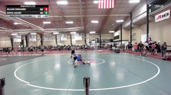 118 lbs Rr Rnd 1 - Jillian Organek, Arlington Wrestling Club vs Sofia Qadir, Oakton High School