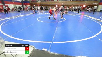215 lbs Consi Of 4 - Jaeden Johnson, Fort Gibson vs Alexander Dombrow, Jenks